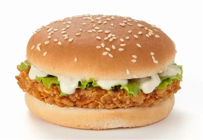 Crispy kipburger van Bambino’s