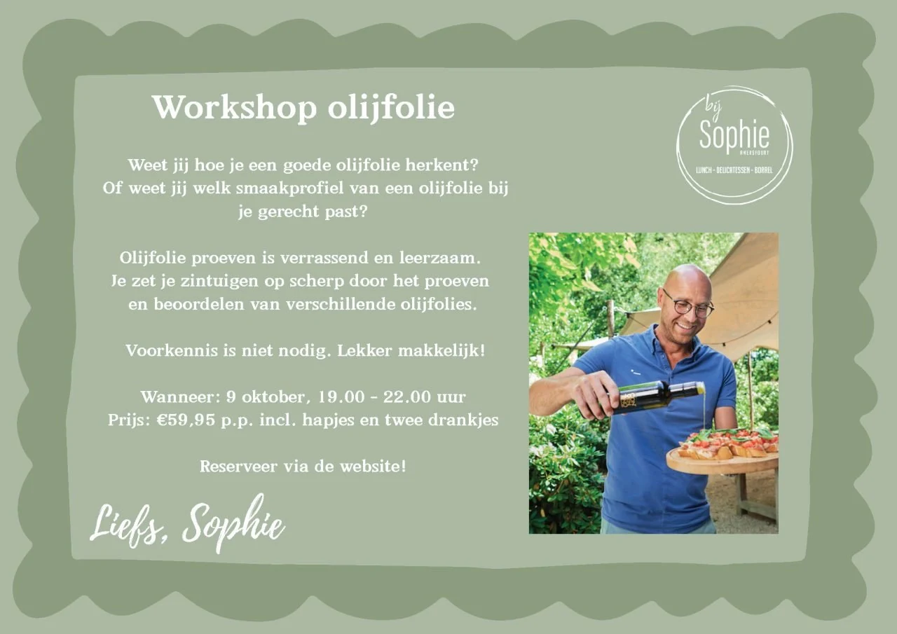 Olijfolieworkshop