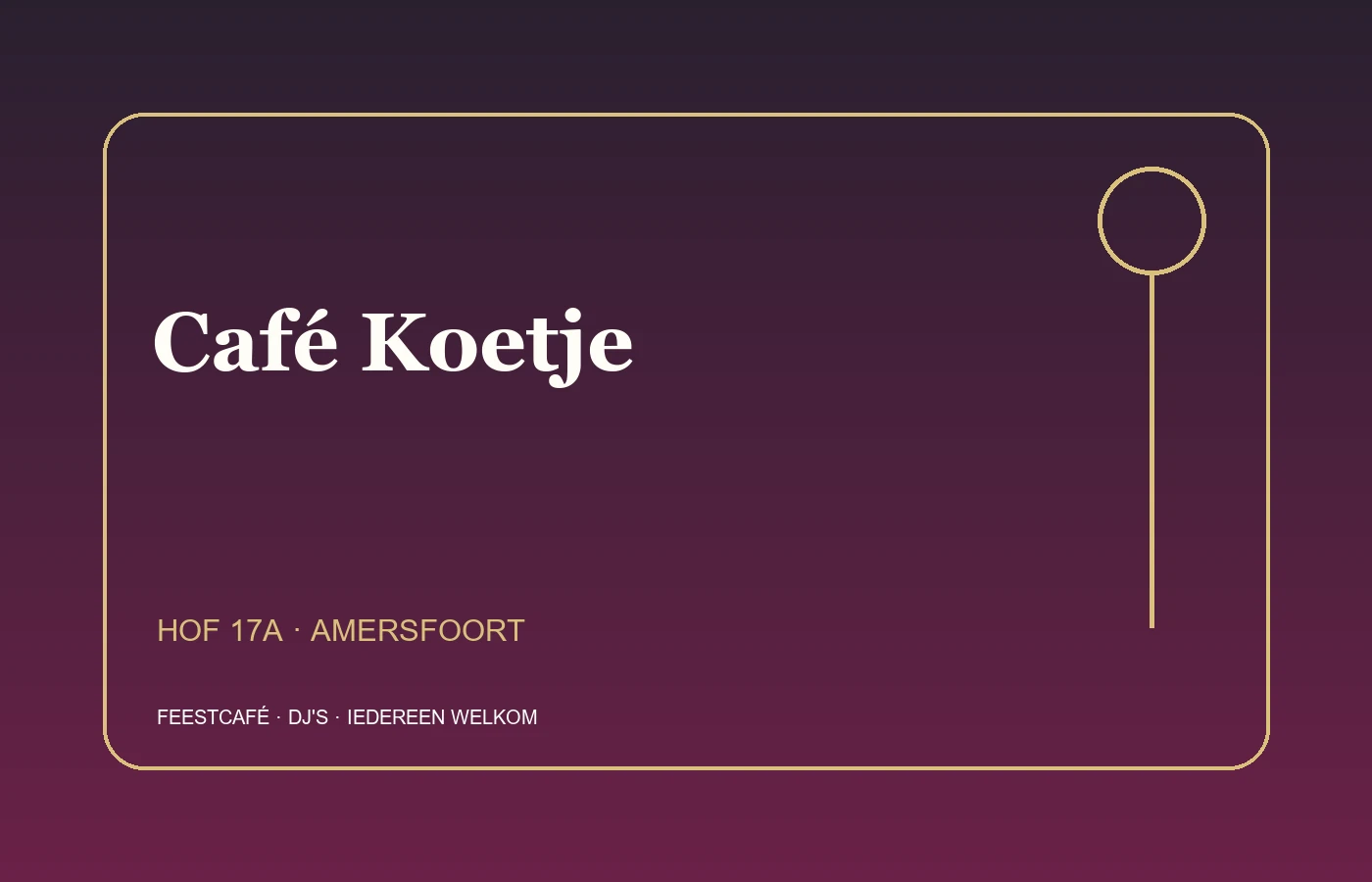 Café Koetje aan de Hof