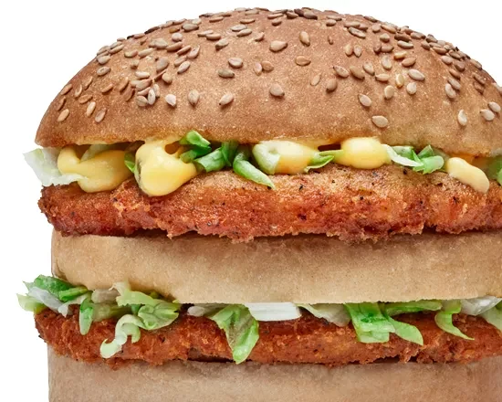Dubbele kipburger van FEBO