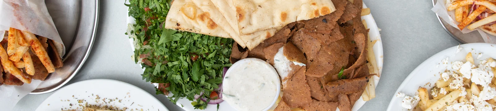 Griekse grillgerechten