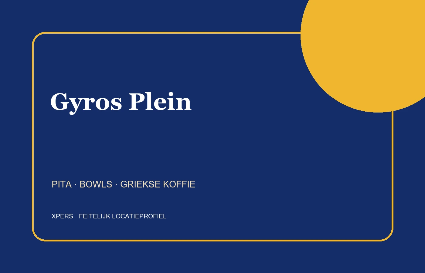 Pita, bowls en Griekse koffie