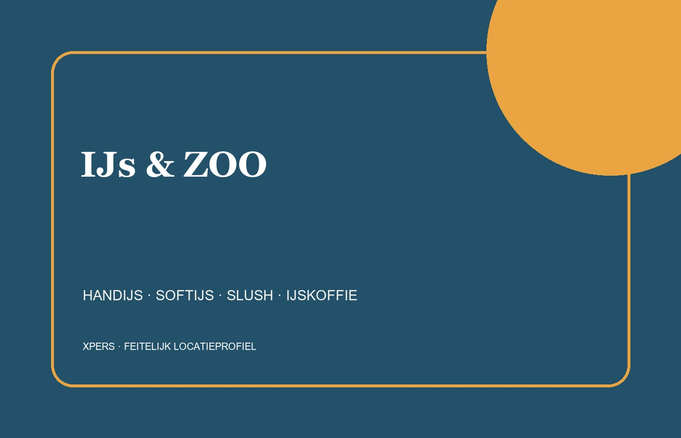 Feitelijk profiel van IJs & ZOO