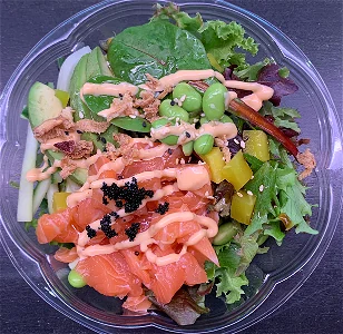 Poké bowl zalm