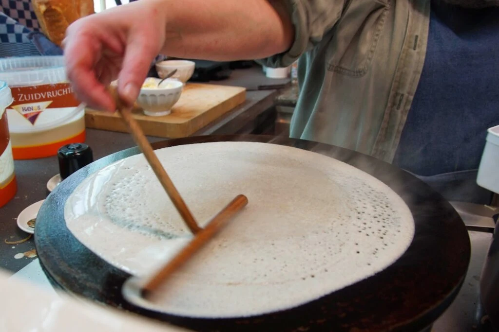 Crêpes worden vers bereid