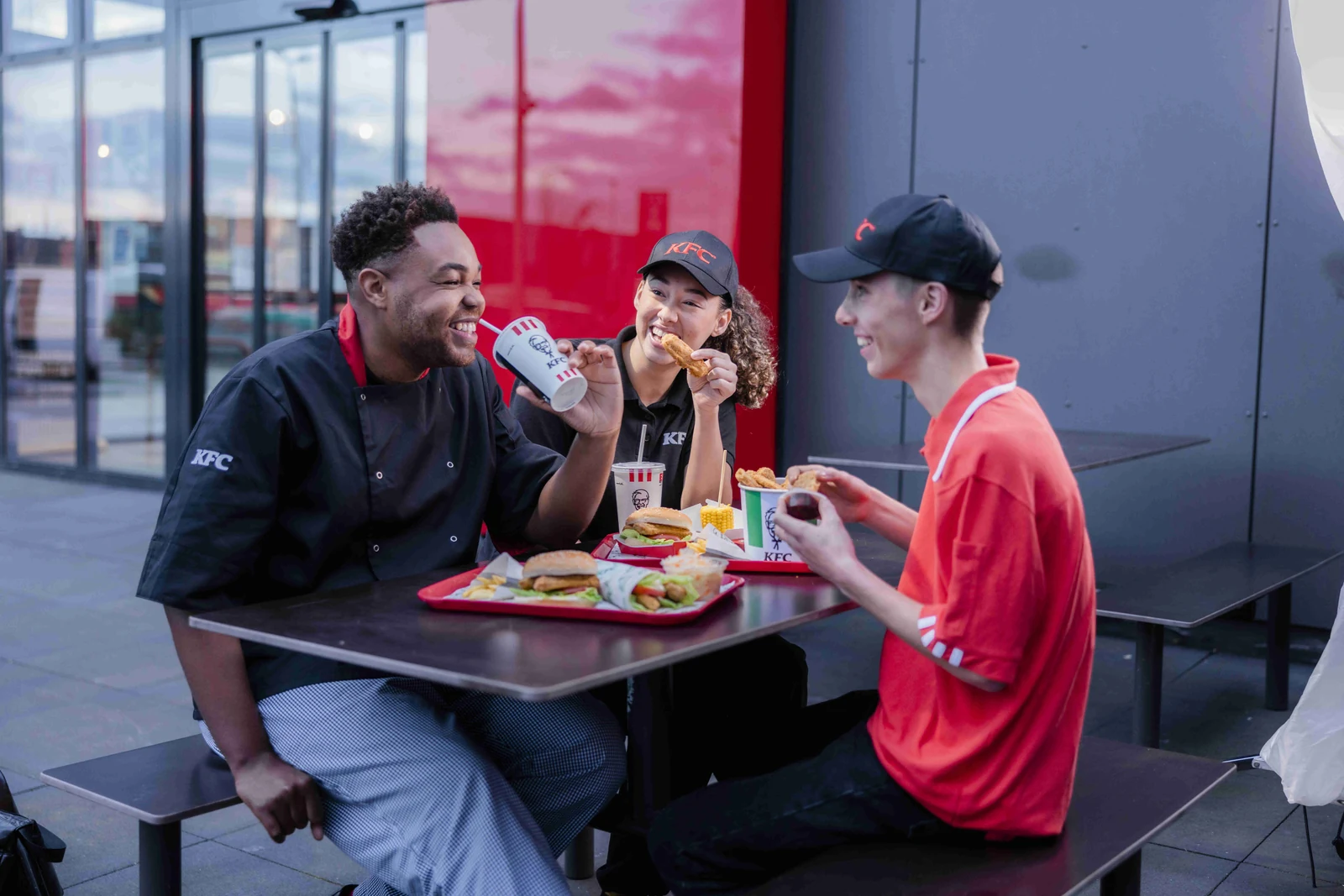 KFC restaurant en aanbod