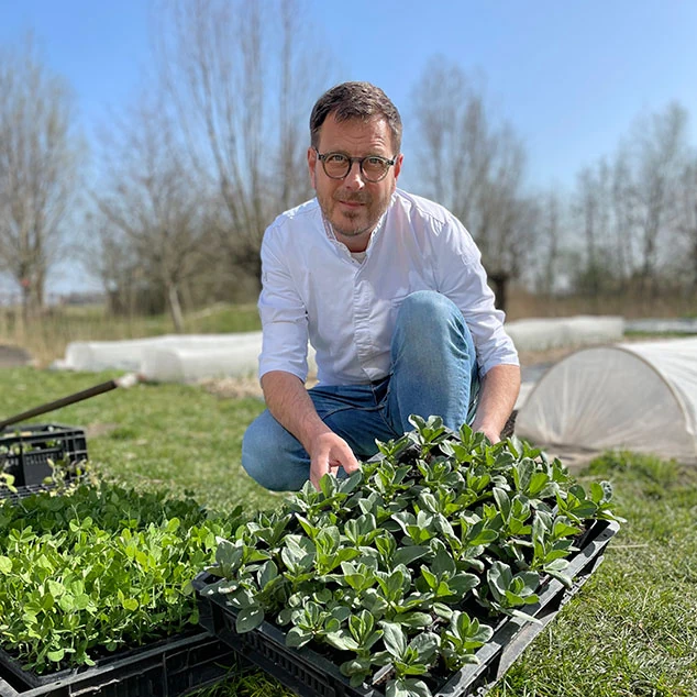 Chef in de keuken