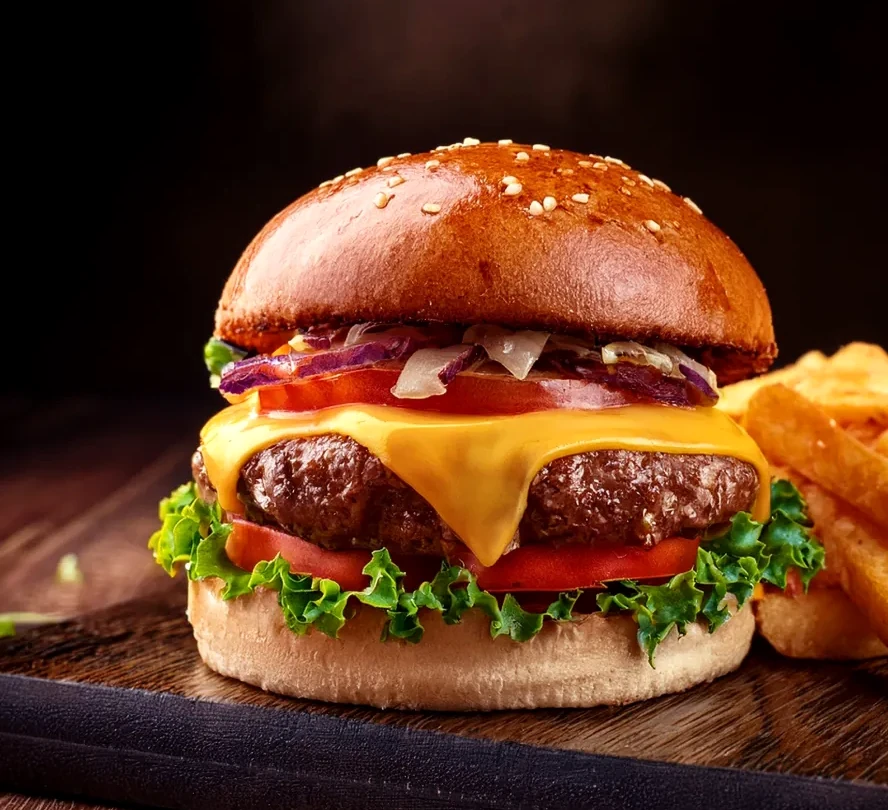 Burger met friet van Mira Mar Amersfoort