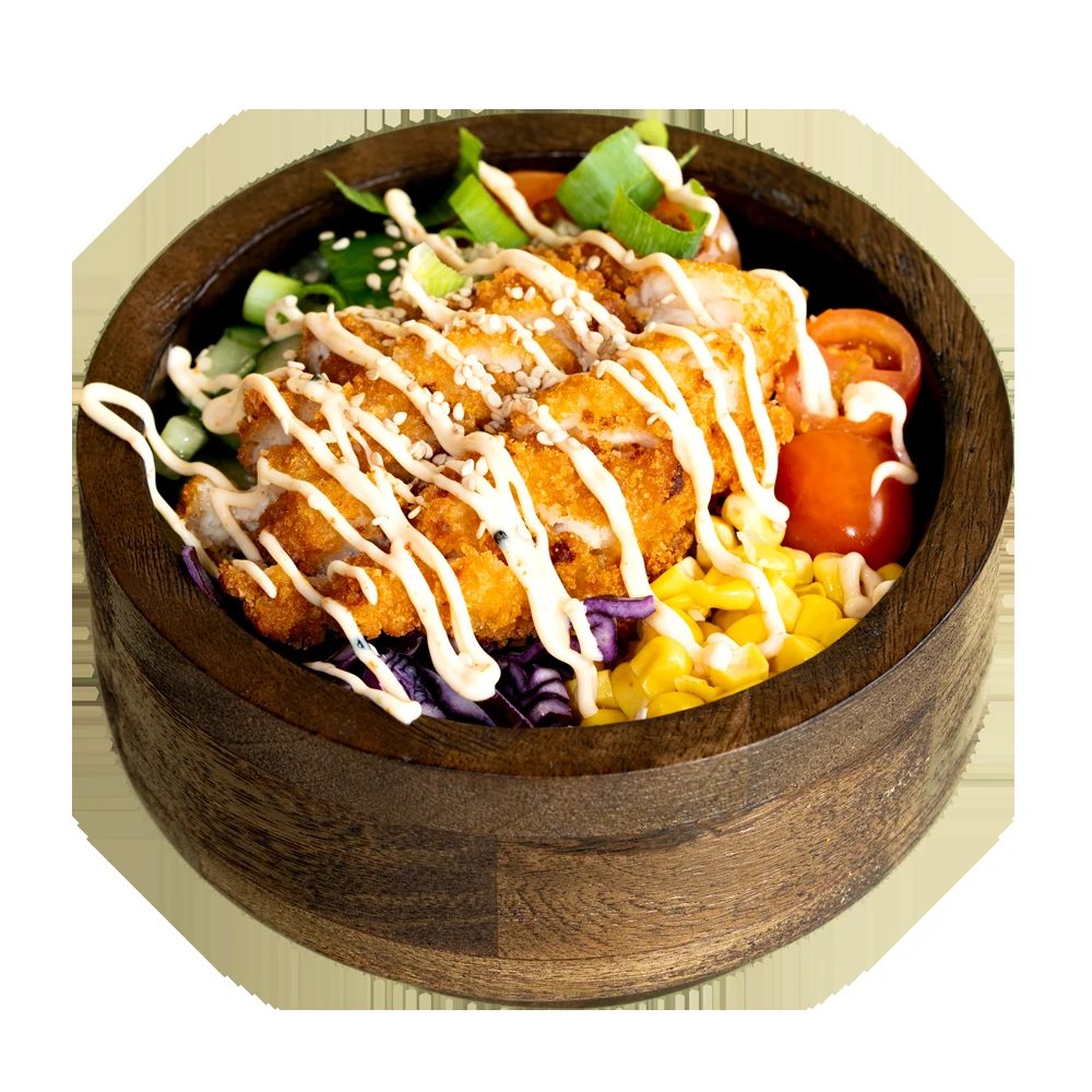 Crispy chicken bowl