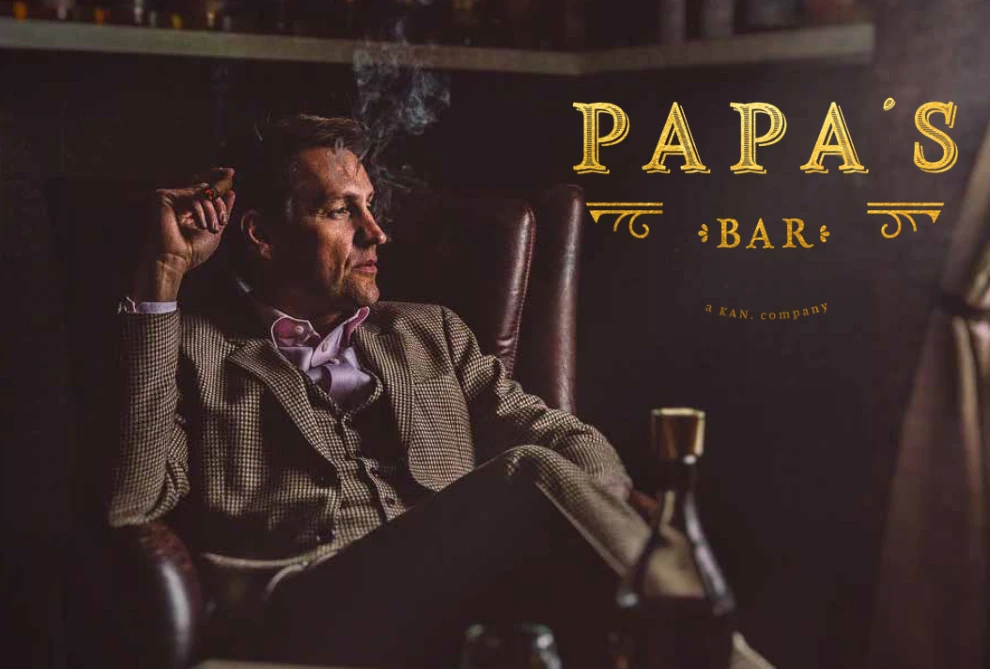 Interieur van Papa’s Bar