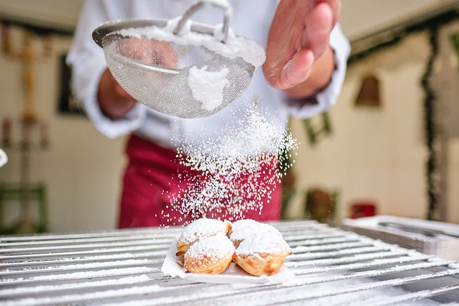 Versgebakken poffertjes