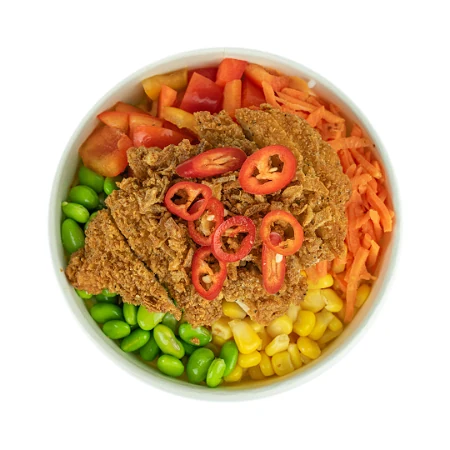 Crunchy chicken bowl