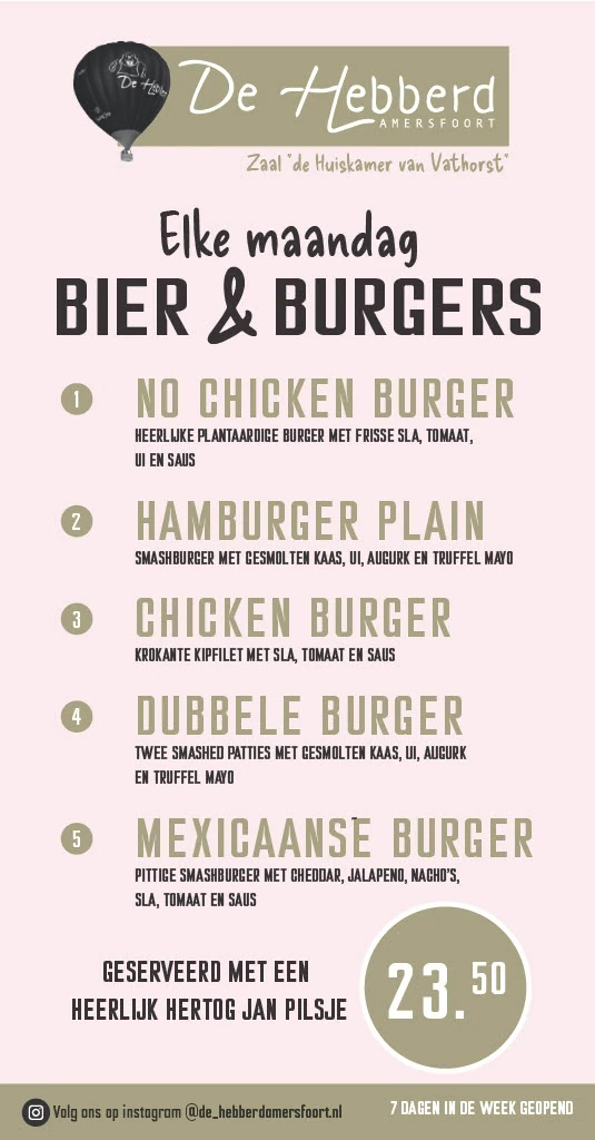 Restaurant De Hebberd Amersfoort