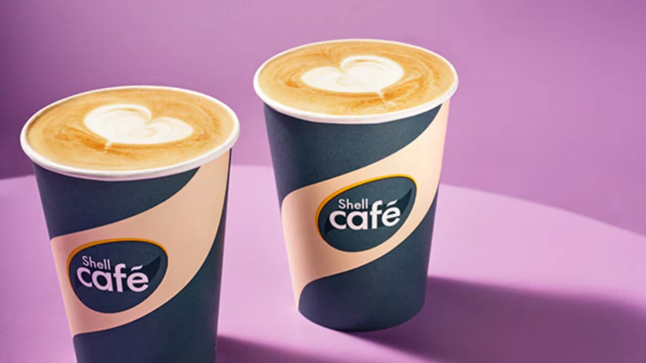 Koffie bij Shell Café