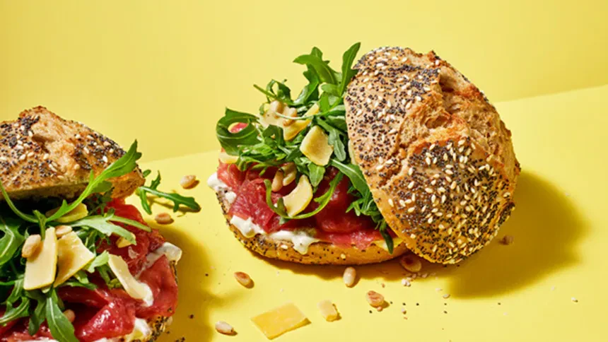 Luxe lunchbroodje van Shell Café