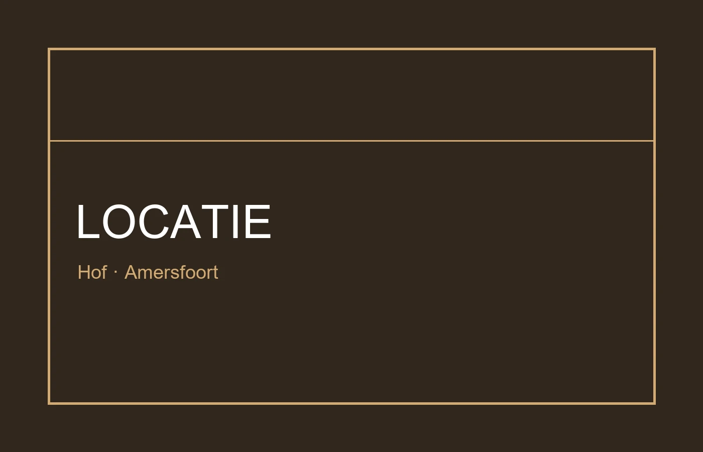 Neutrale locatiekaart Soephuis Amersfoort