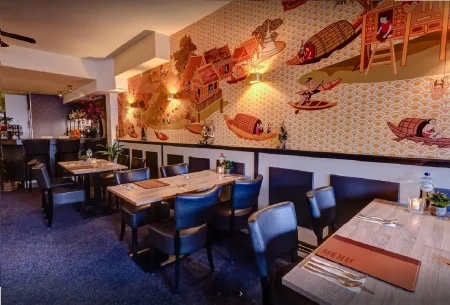 Interieur van Thais restaurant Wasana Dee