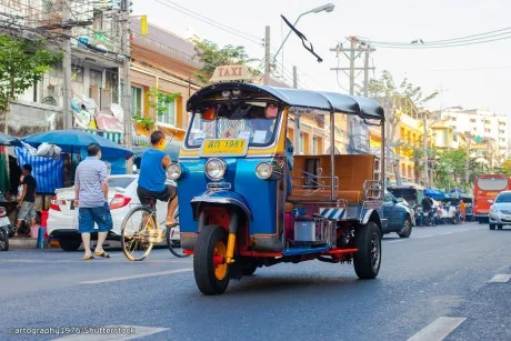 Tuktuk bij Wasana Dee