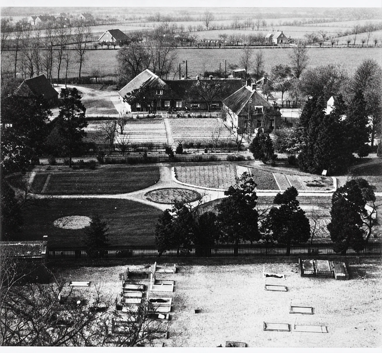 Historische foto van Langenoord in Hoogland