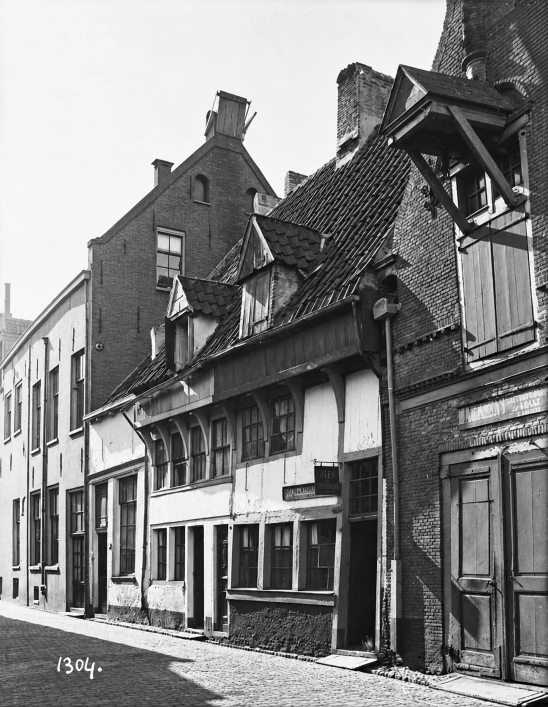 Historische foto van Lieve Vrouwestraat in Amersfoort