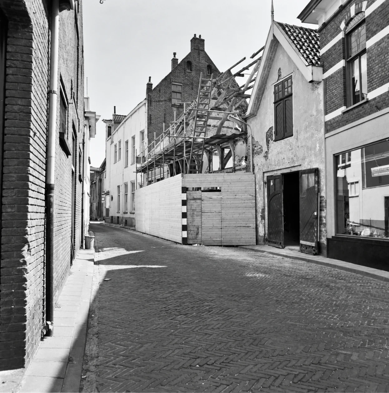 Historische foto van Lieve Vrouwestraat in Amersfoort