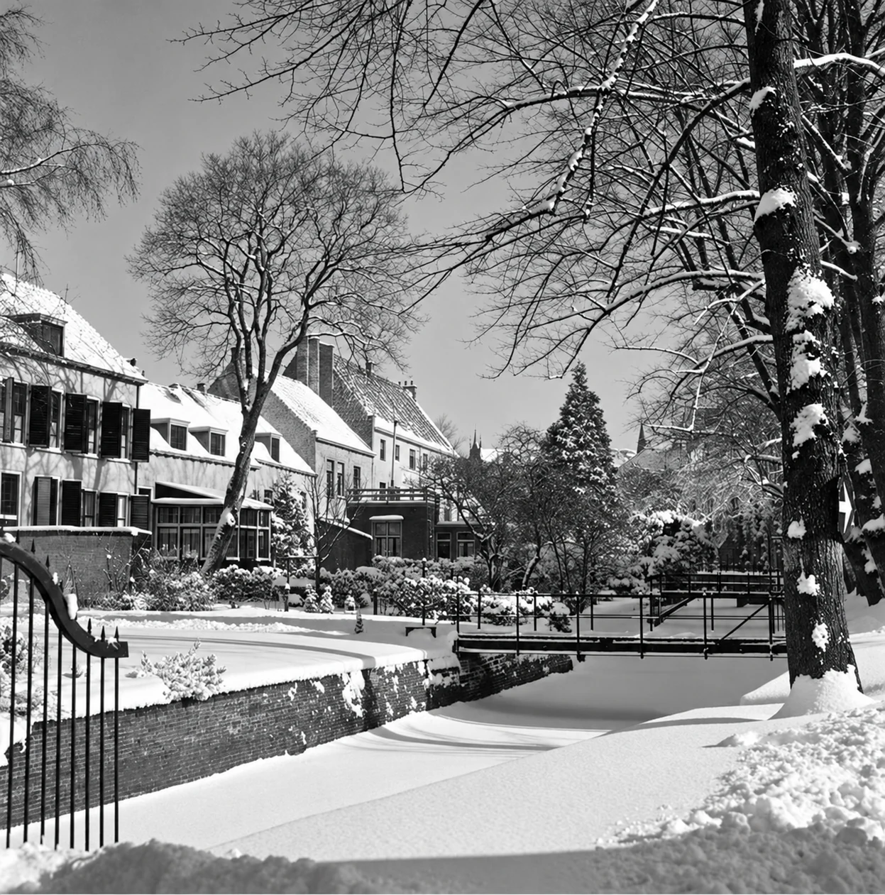 Historische foto van Zuidsingel in Amersfoort