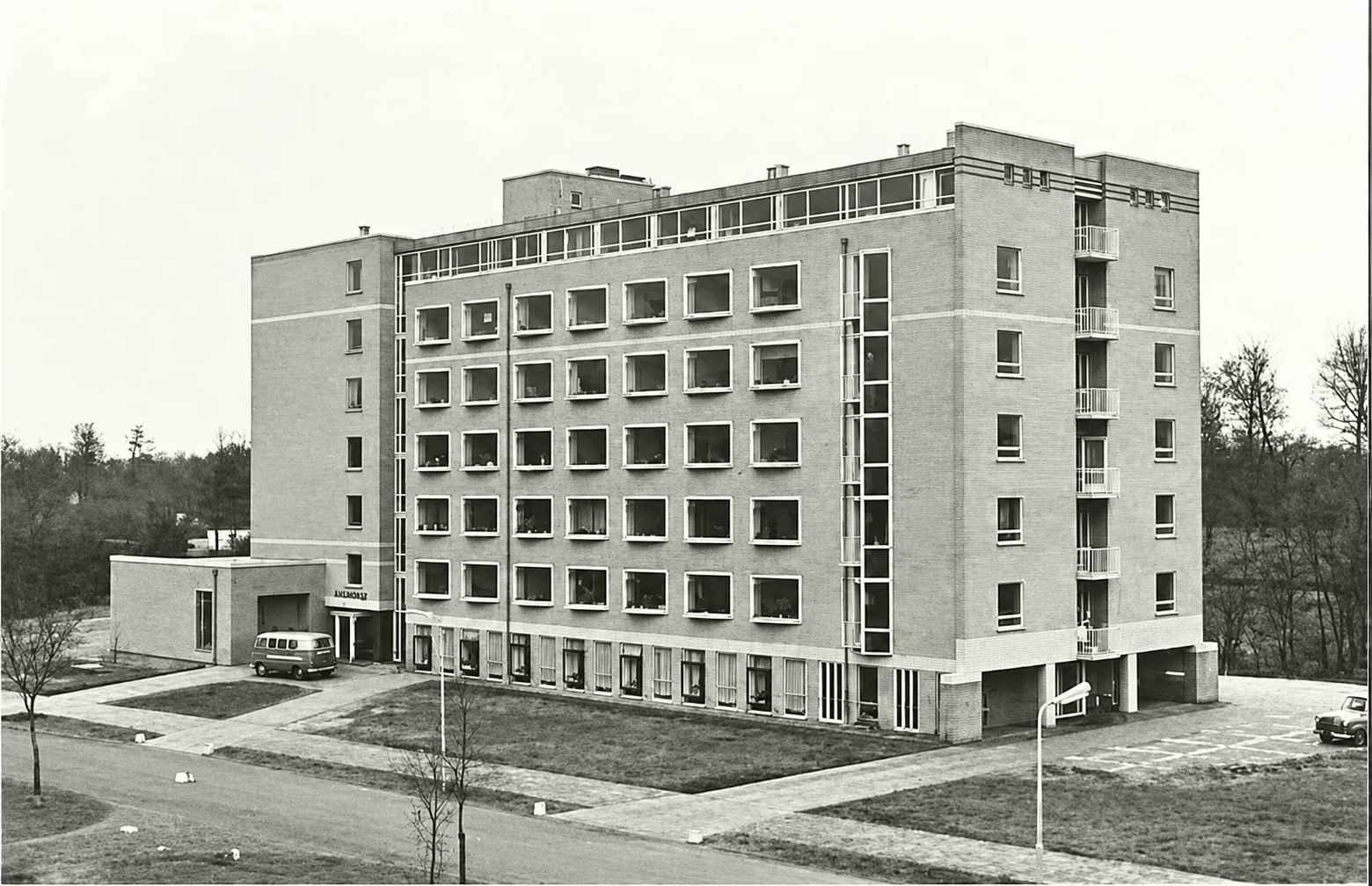 Historische foto van Zandbergenlaan in Amersfoort
