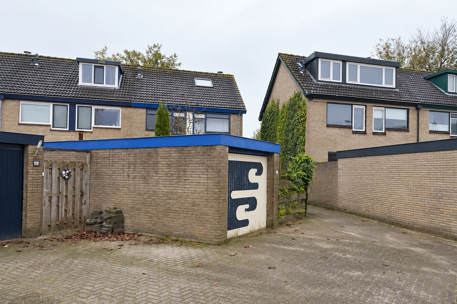 Historische foto van De Boskamp in Hoogland