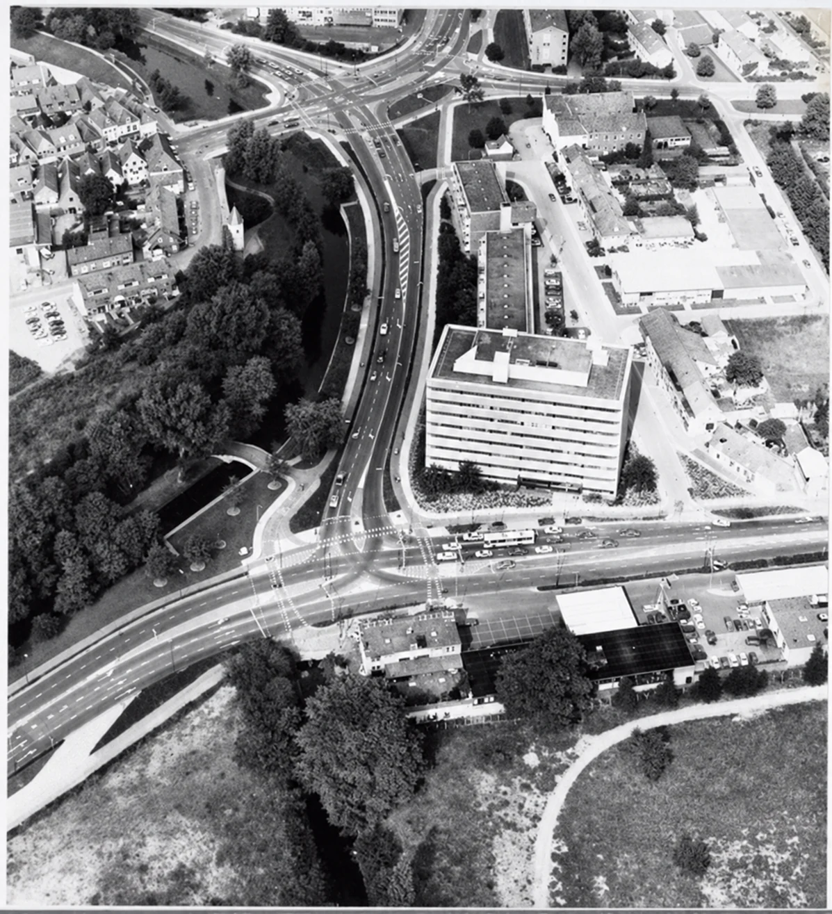Historische foto van Luchtfoto's in Amersfoort