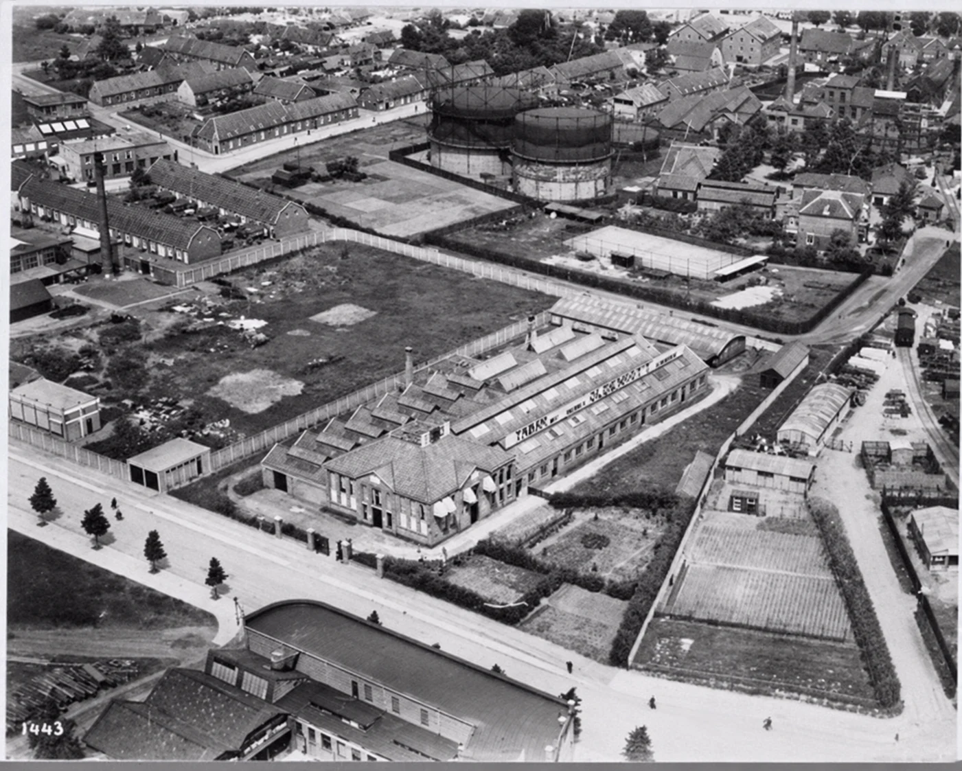 Historische foto van Luchtfoto's in Amersfoort