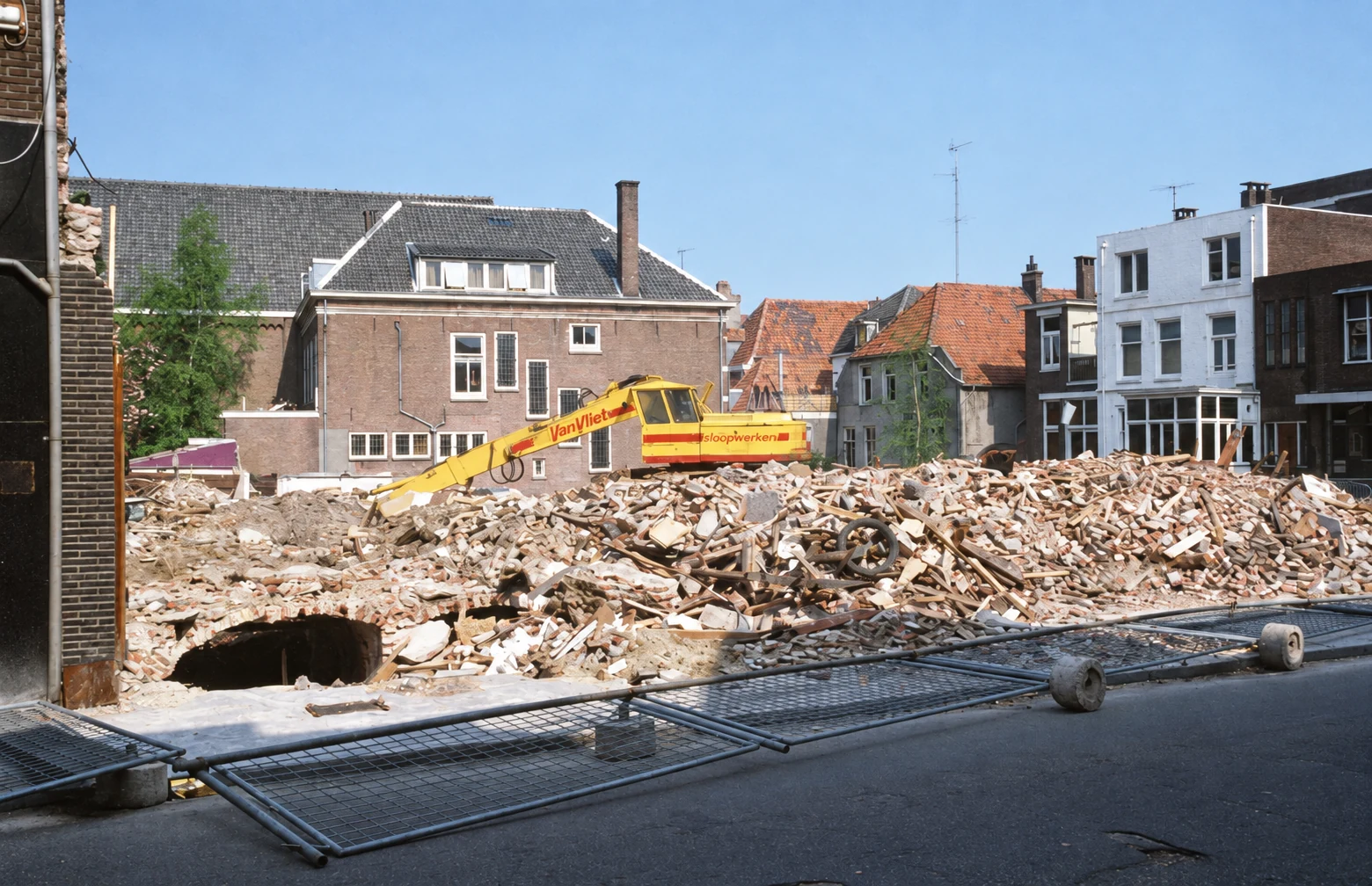 Historische foto van Langestraat in Amersfoort