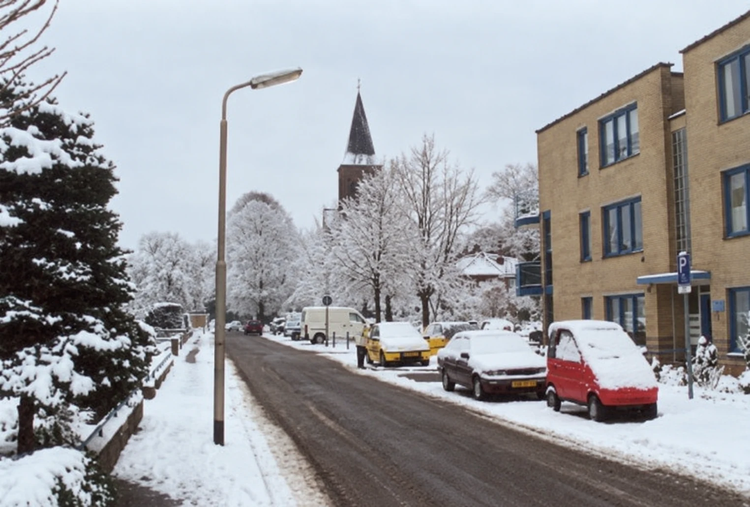 Historische foto van Brenninckmeijerlaan in Hoogland