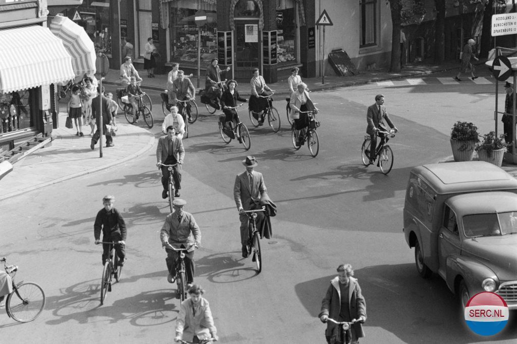 Historische foto van Langestraat in Amersfoort