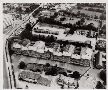 Historische foto van Prins Willem lll Kazerne in Amersfoort