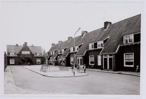 Historische foto van Dreyershofje in Amersfoort