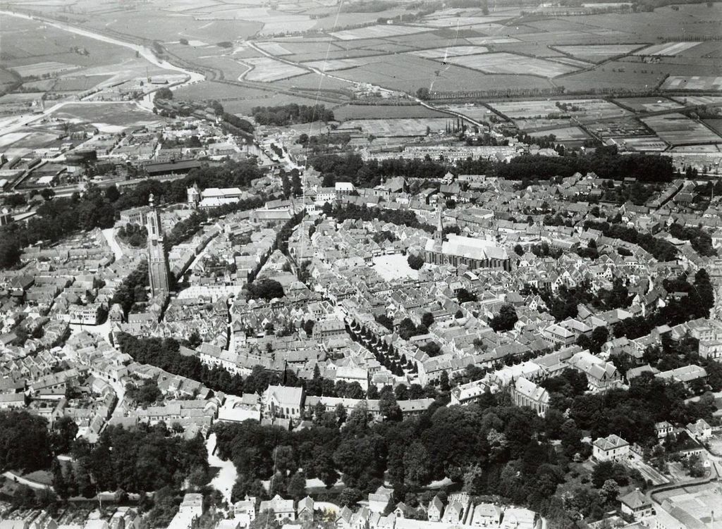 Historische foto van Luchtfoto's in Amersfoort