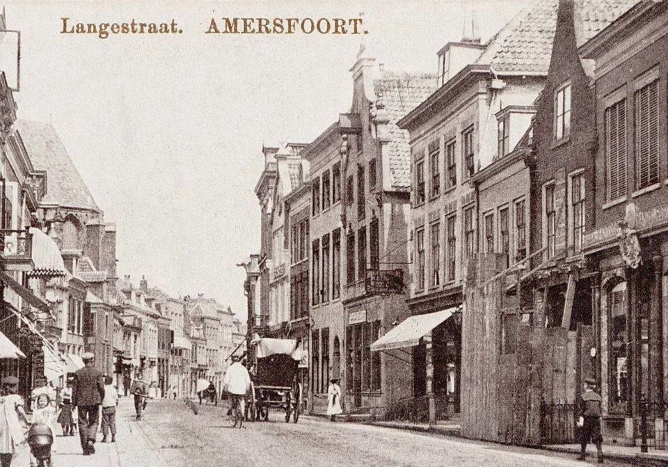 Historische foto van Langestraat in Amersfoort