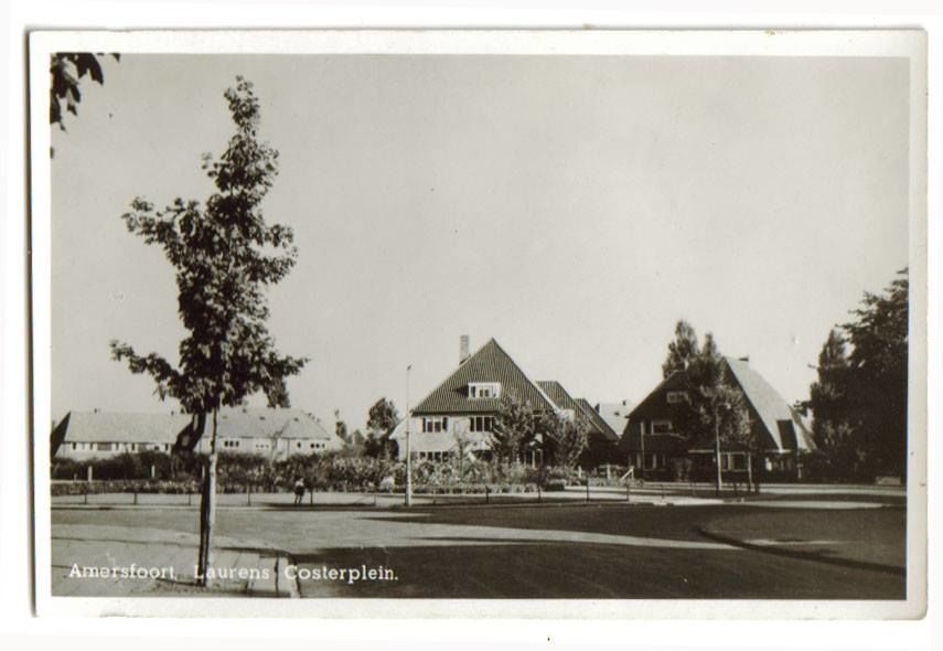 Historische foto van Laurens Costerplein in Amersfoort
