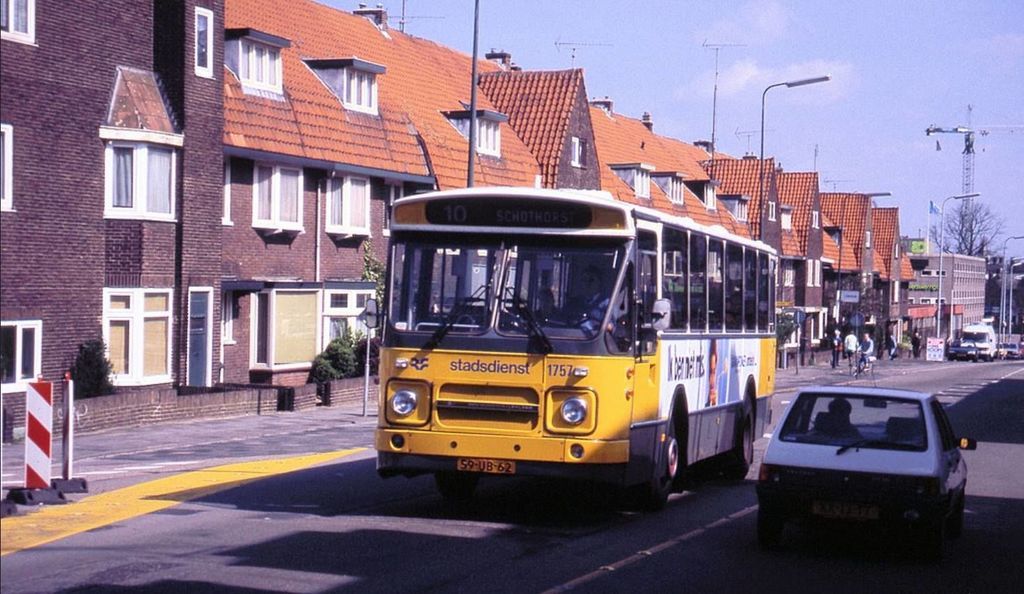 Historische foto van Stationsstraat in Amersfoort