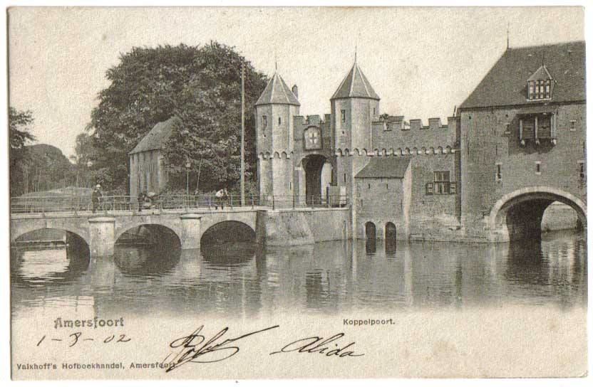 Historische foto van Poorten in Amersfoort