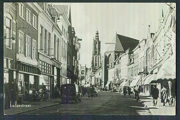 Historische foto van Langestraat in Amersfoort