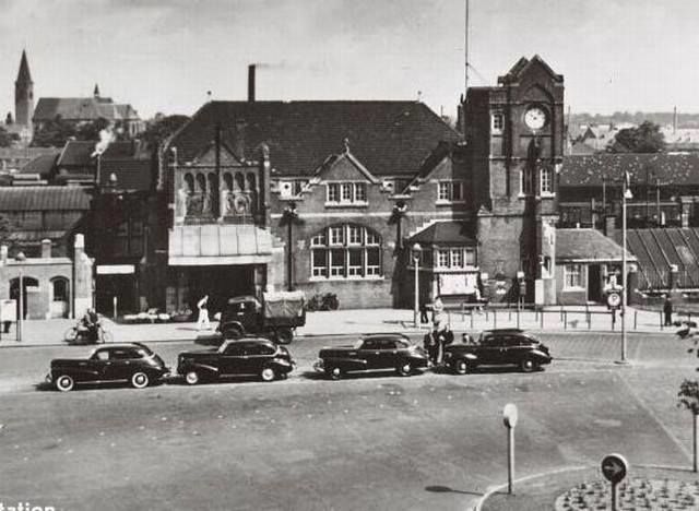 Historische foto van Station in Amersfoort