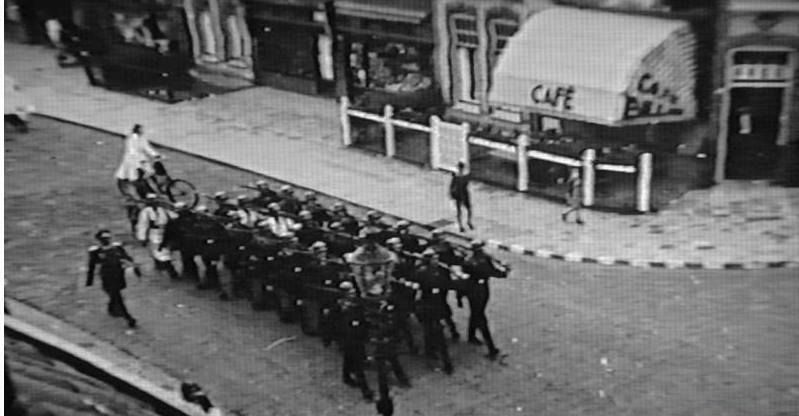 Historische foto van Tweede Wereldoorlog in Amersfoort
