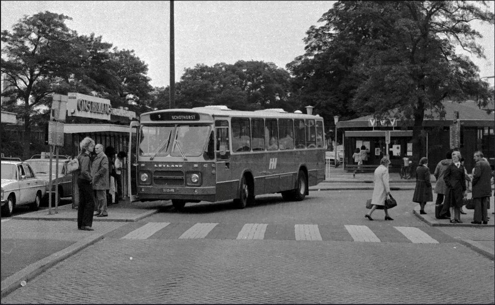 Historische foto van Stationsplein in Amersfoort