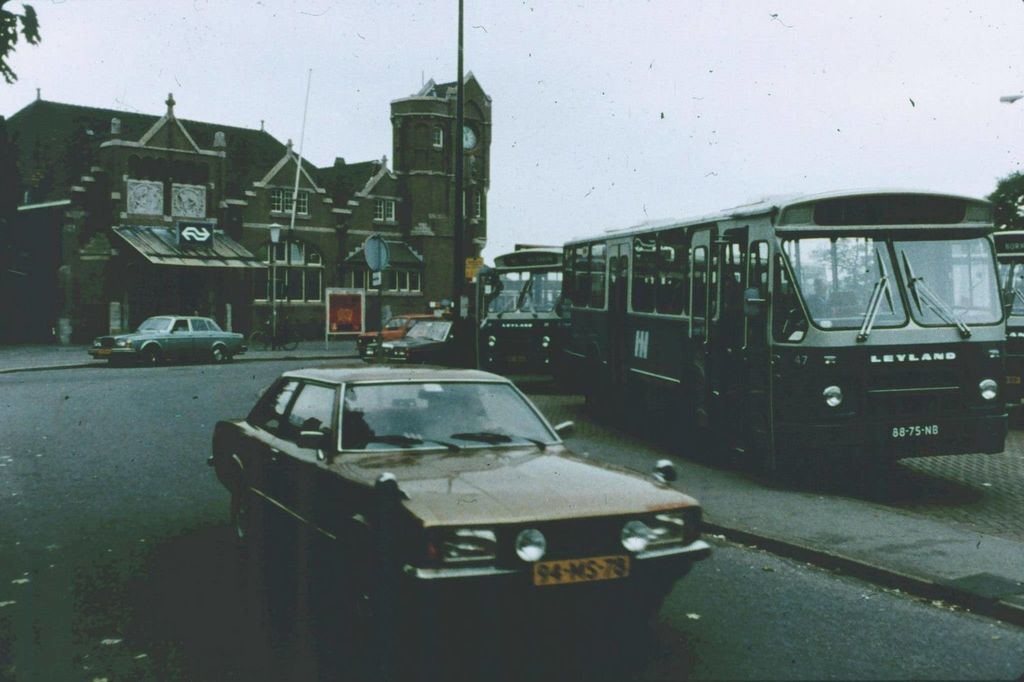 Historische foto van Stationsplein in Amersfoort