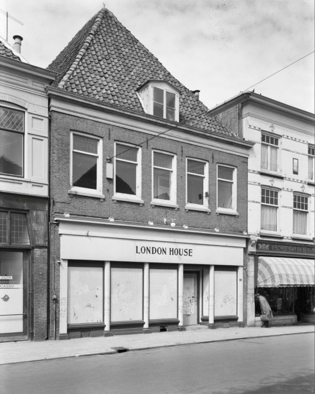 Historische foto van Langestraat in Amersfoort