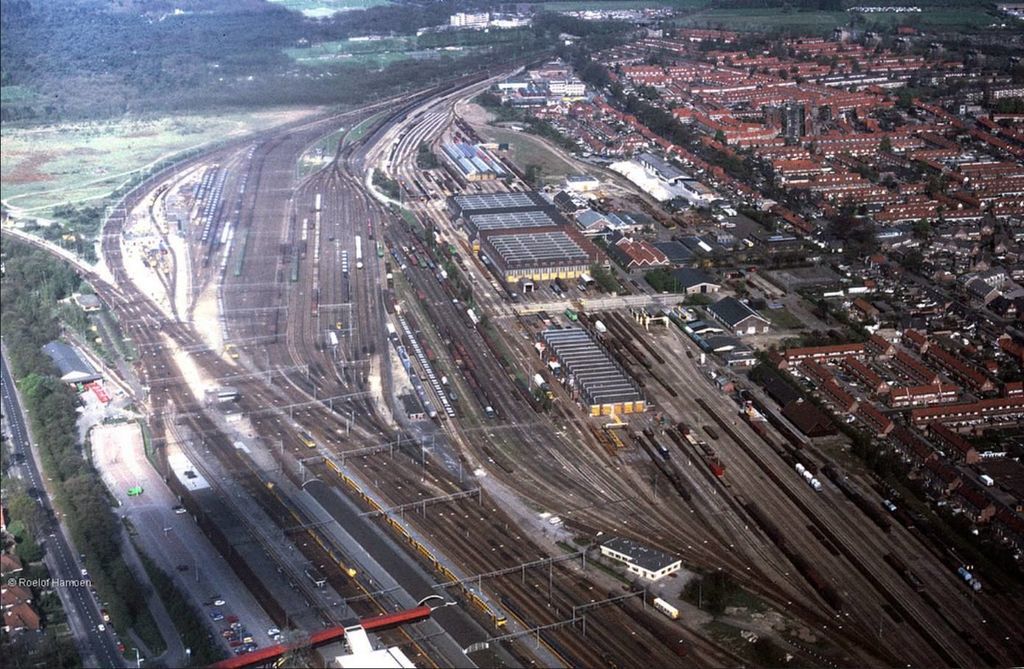 Historische foto van Luchtfoto's in Amersfoort