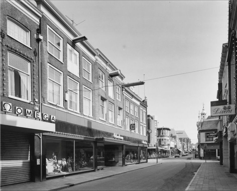 Historische foto van Langestraat in Amersfoort