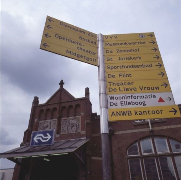 Historische foto van Station in Amersfoort