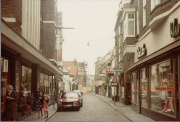 Historische foto van Krommestraat in Amersfoort